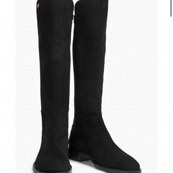 STUART WEITZMAN Keelan City microstretch and suede knee boots - Picture 3 of 9